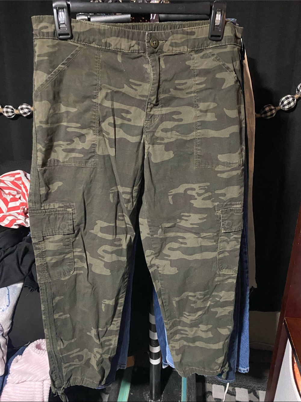 Sanctuary Olive Camo Cargo Pants